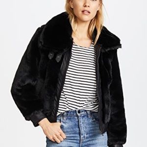 Blank NYX Faux Fur Jacket Size S